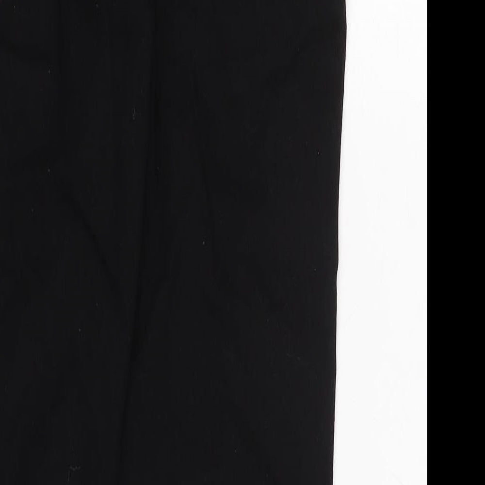Mens UK Size 30 in River Island Regular Fit Tapered Black Jeans
