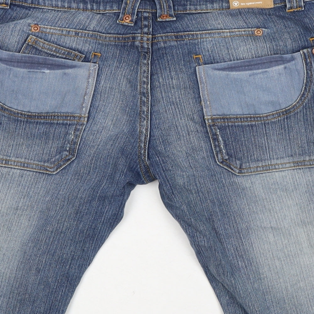 Republic Mens Black Cotton Bermuda Shorts Size 30 in L14 in Regular Zip