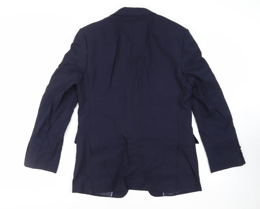 Mens UK Size 38 Marks and Spencer Regular Blue Suit Jacket