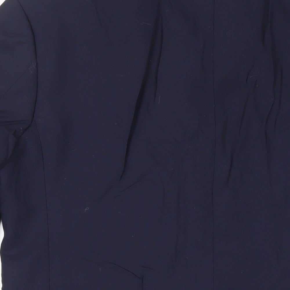 Mens UK Size 38 Marks and Spencer Regular Blue Suit Jacket