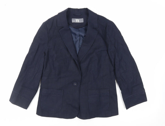 Womens UK Size 14 BHS Blue Jacket