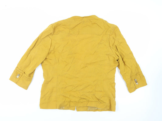 Womens UK Size 12 Marks and Spencer Yellow Jacket