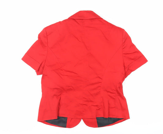Womens UK Size 14 Marks and Spencer Red Jacket