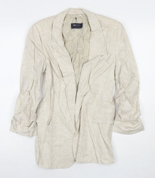 Womens UK Size 6 Marks and Spencer Beige Jacket