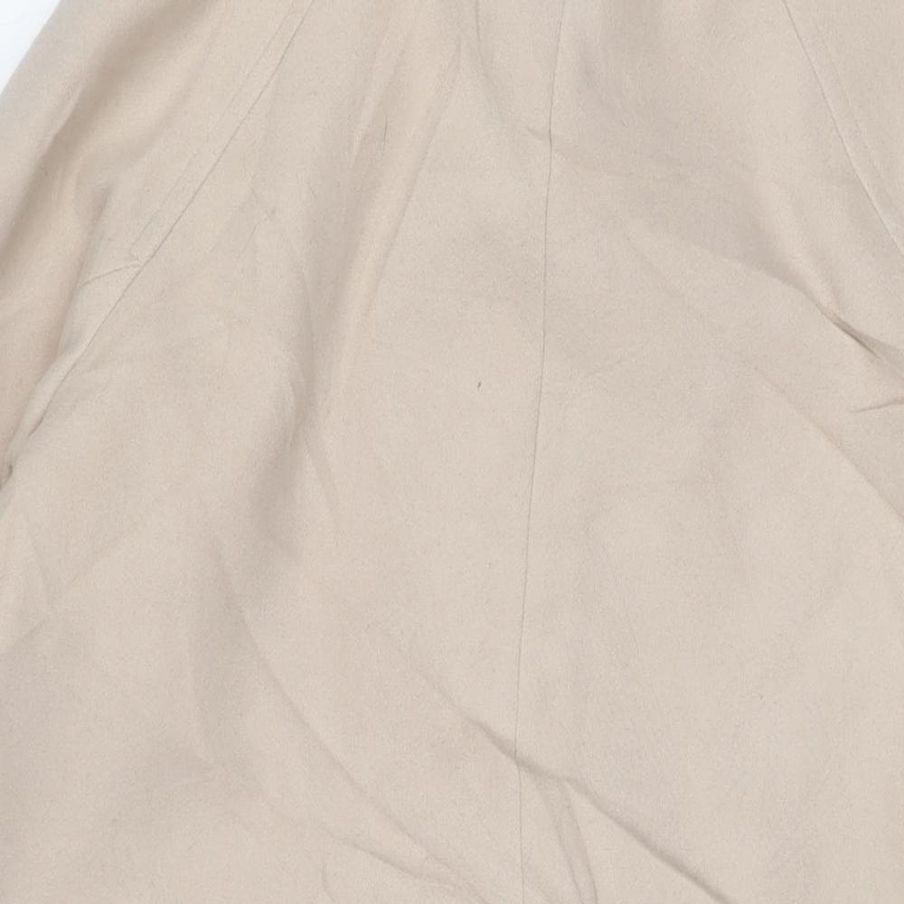 Womens UK Size XS Marks and Spencer Beige Overcoat