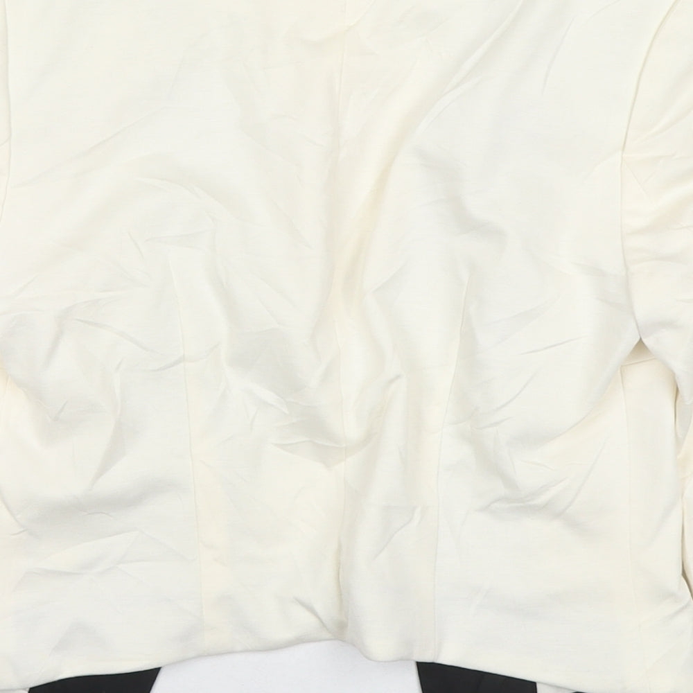 Womens UK Size 10 H&M White Jacket