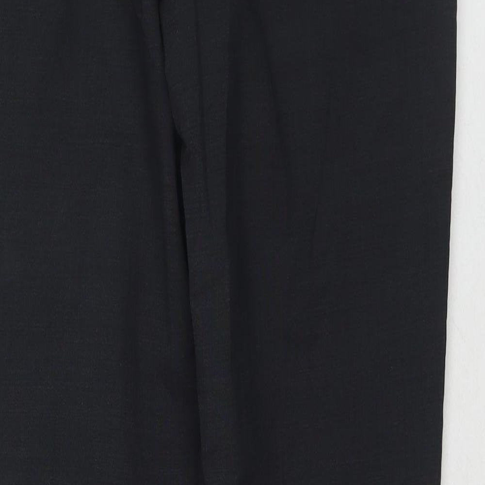 NEXT Mens Grey Wool Trousers Size 38 in L30 in Regular Zip