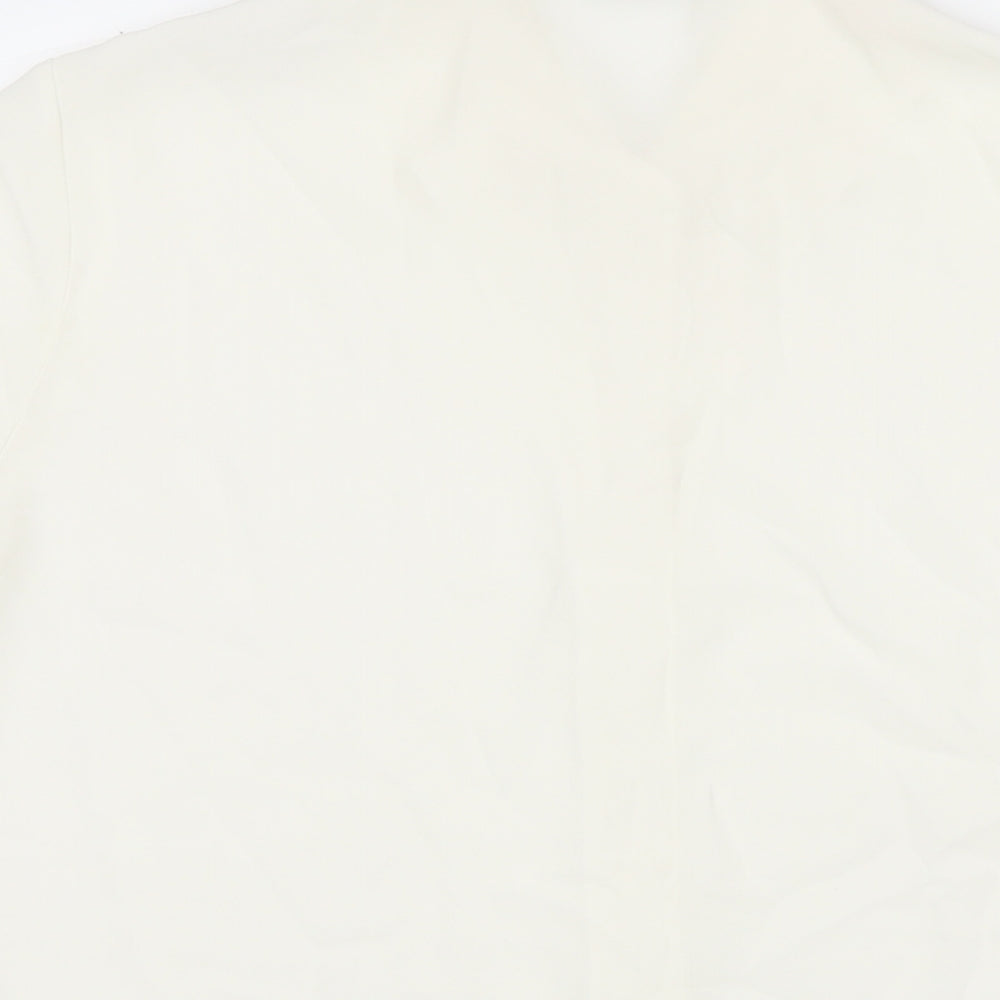 Womens UK Size 14 St Michael White Basic Button-Up