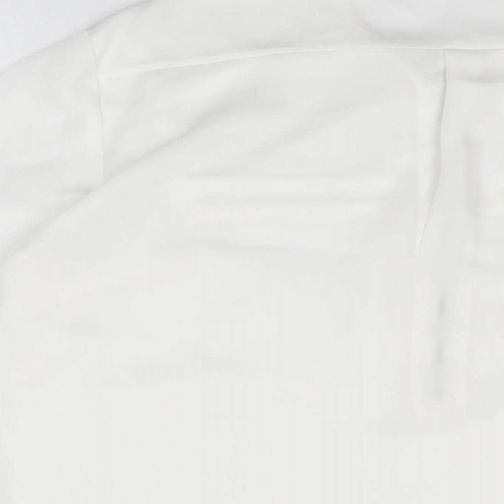 Womens UK Size 10 NEXT White Basic Blouse