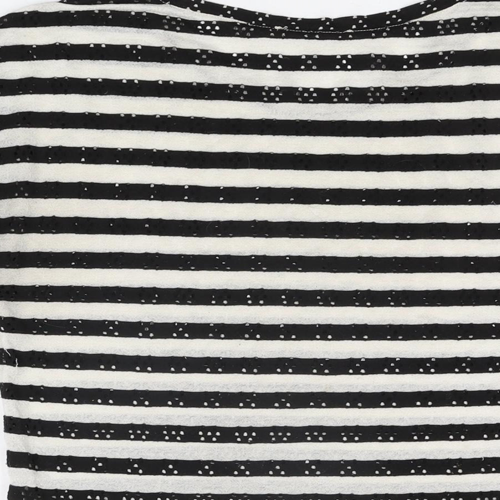 Womens UK Size S Oasis Ivory Basic T-Shirt