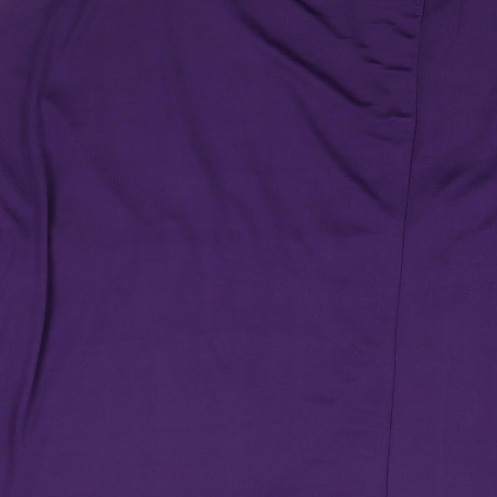 Womens UK Size 8 ASOS Purple Basic Blouse