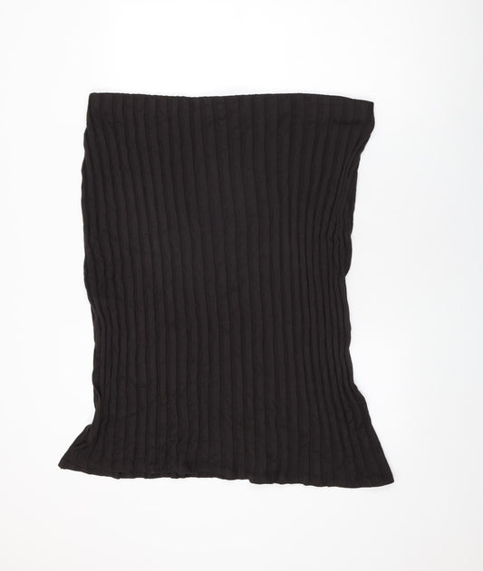 Marks and Spencer Womens Brown Cotton Flare Skirt Size 24