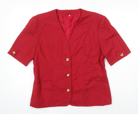 Womens UK Size 14 First avenue Red Jacket