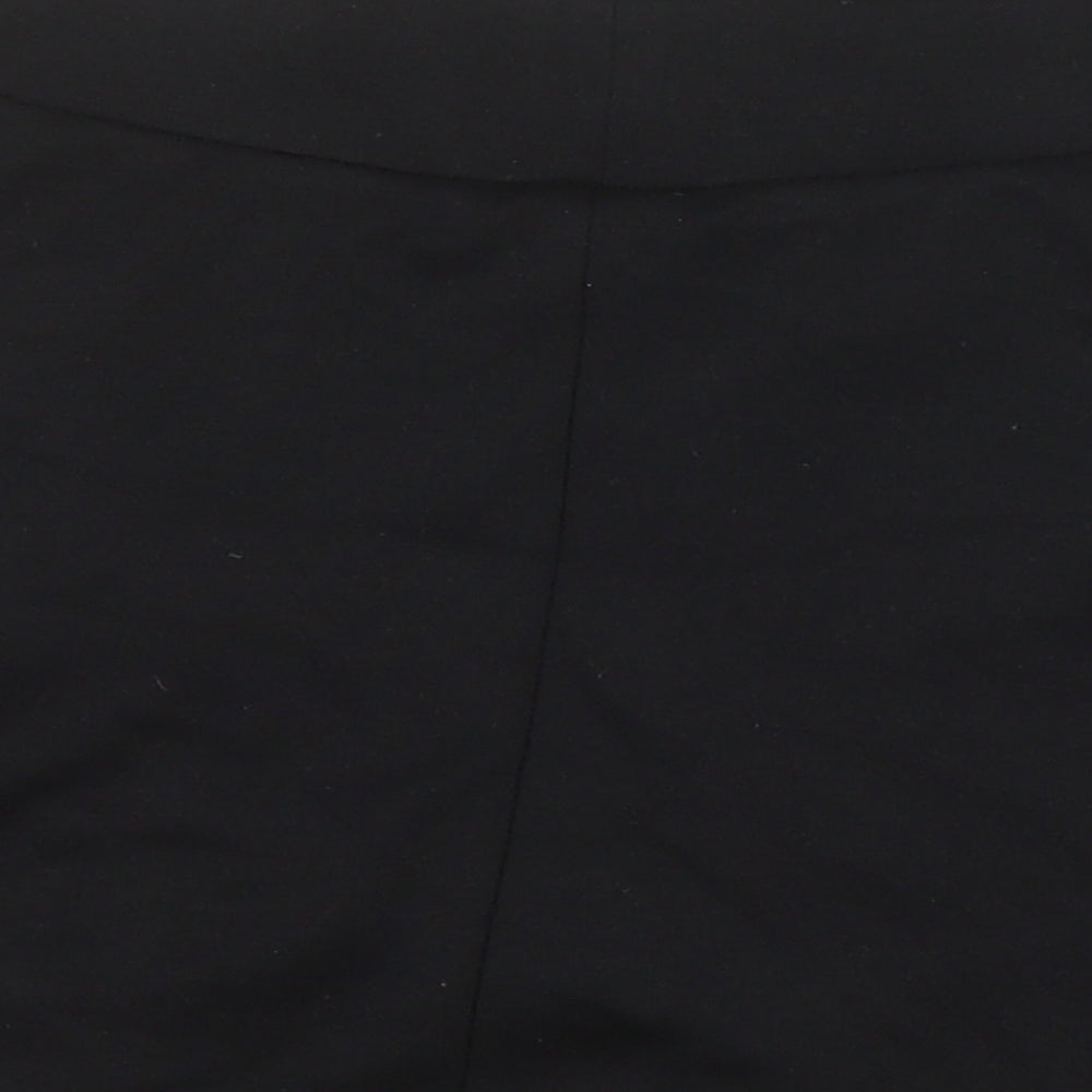 NEXT Girls Black Polyester A-Line Skirt Size 11 Years Regular - Elasticated waist