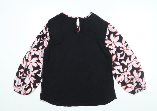 Womens UK Size 8 Marks and Spencer Multicoloured Basic Blouse