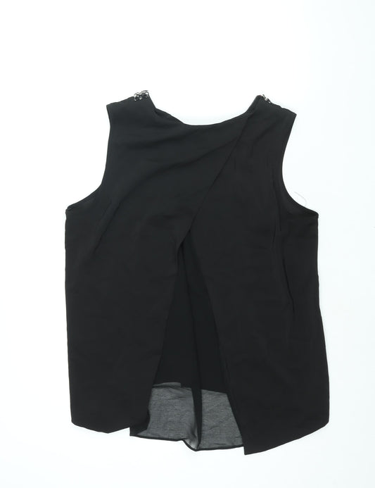 Womens UK Size 18 Dorothy Perkins Black Camisole Blouse