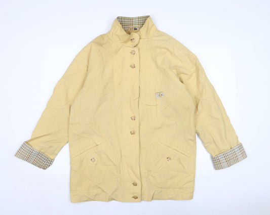 Womens UK Size 12 BHS Yellow Anorak Coat