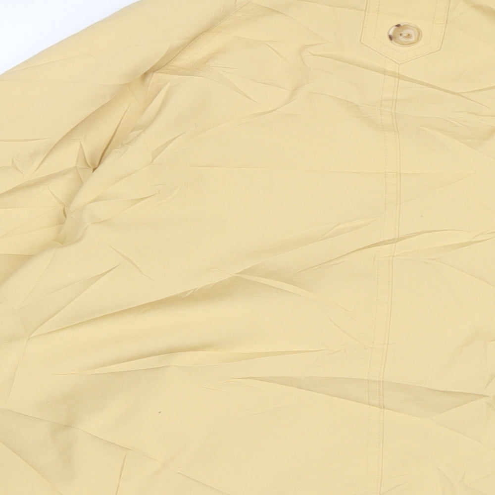 Womens UK Size 12 BHS Yellow Anorak Coat