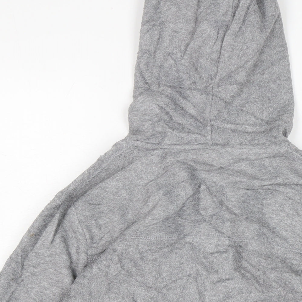 Womens UK Size 10 Maine Grey Full Zip Jumper