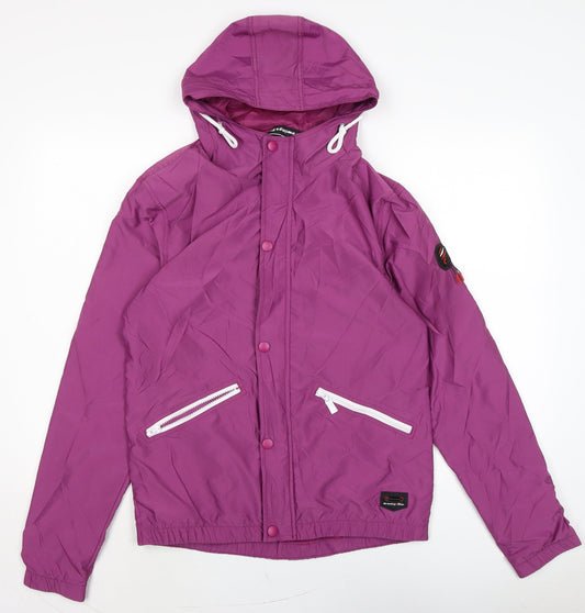 Growing star Womens Pink Anorak Jacket Size M Zip
