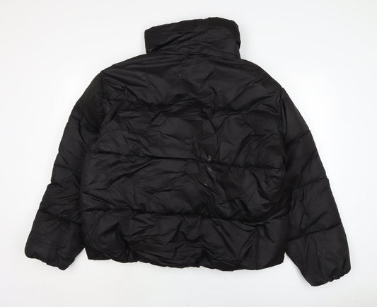 Mens UK Size M H&M Black Puffer Jacket