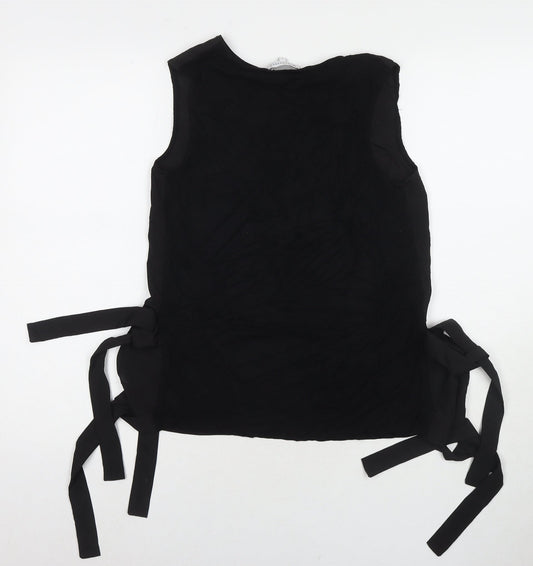 Womens UK Size 10 Warehouse Black Basic Tank