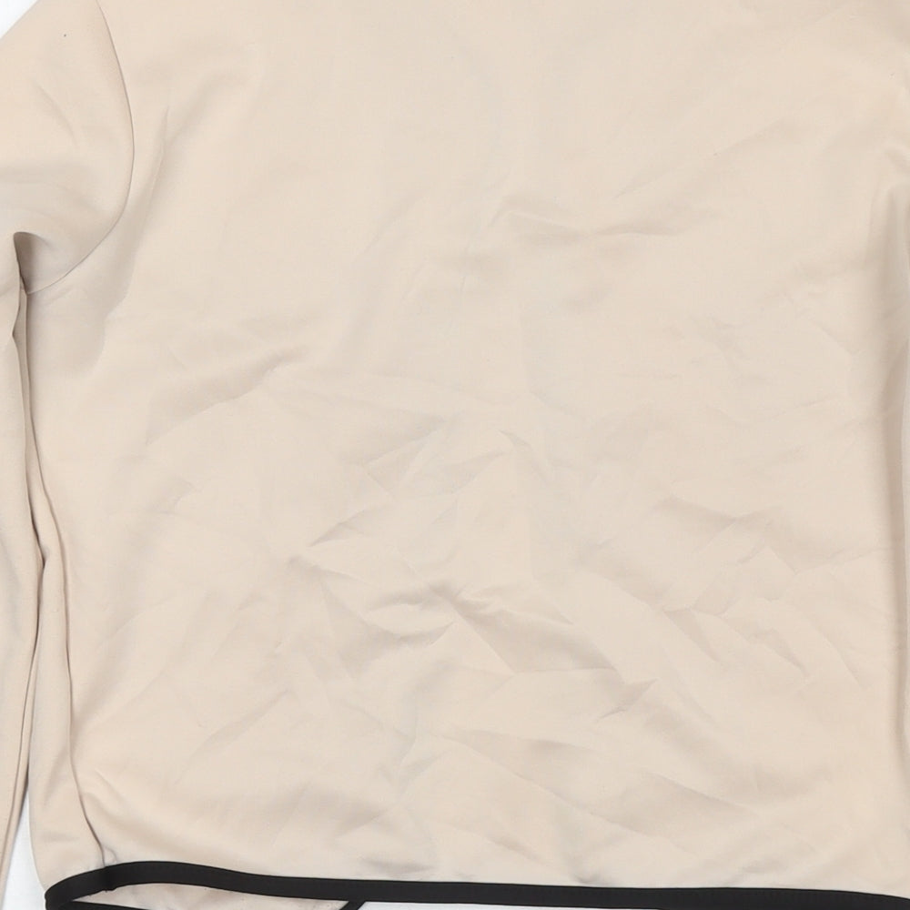 Womens UK Size 8 Boohoo Beige Kimono Blouse
