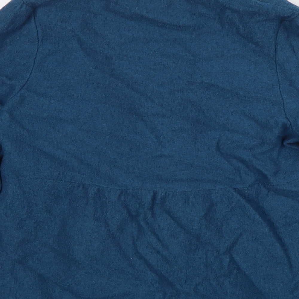 Womens UK Size 8 Debenhams Blue Overcoat
