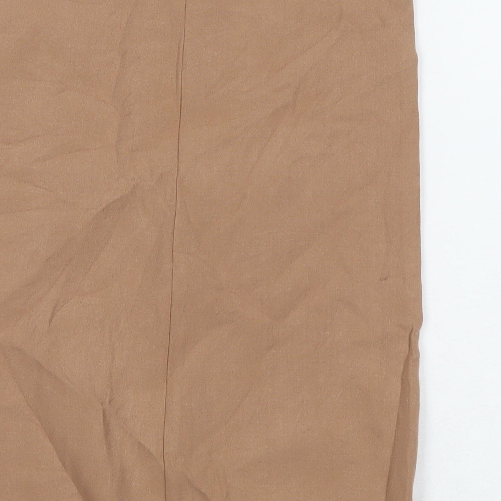 Womens UK Size XS Zara Straight & Pencil Jersey Skirt