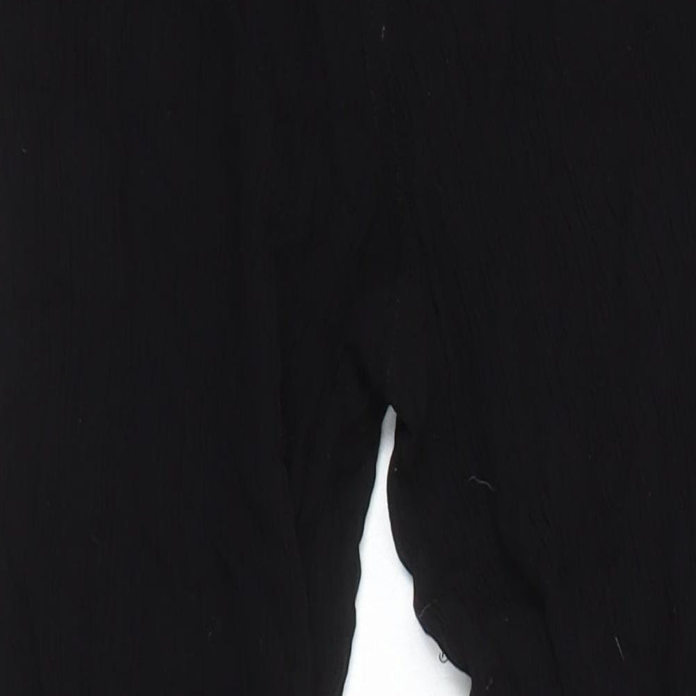 Womens UK Size XL Urban Outfitters Regular Fit Black Trousers