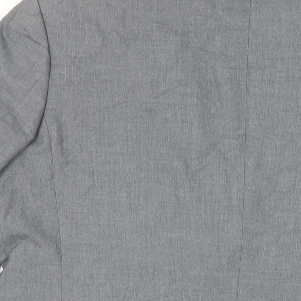 Mens UK Size 44 Occasions Regular Grey Suit Jacket