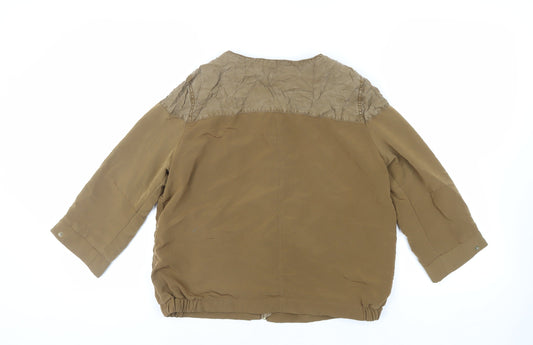 Womens UK Size 10 H&M Brown Jacket