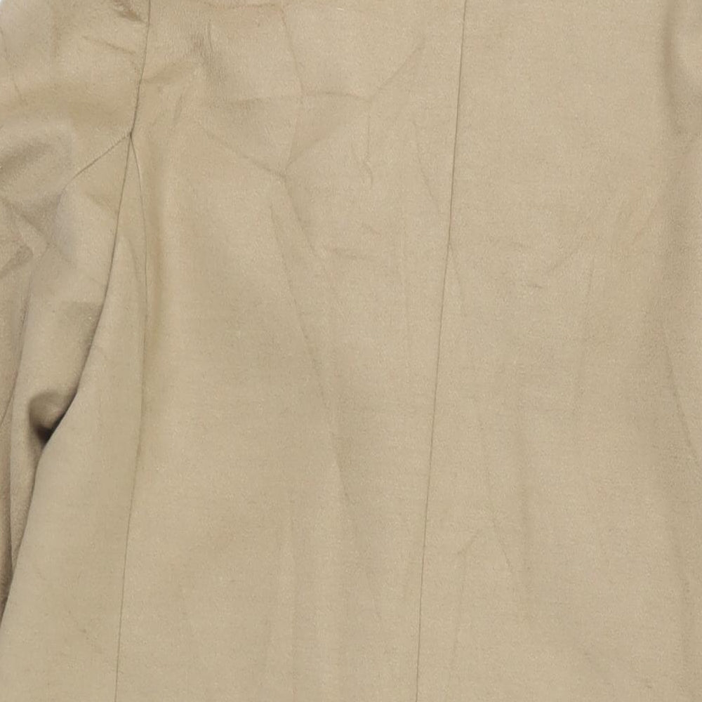 Womens UK Size 10 New Look Beige Overcoat