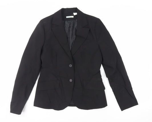 Womens UK Size 10 La Redoute Black Jacket