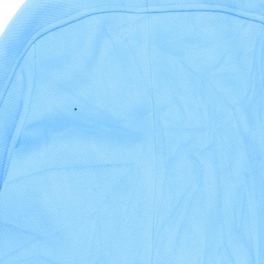 Womens UK Size 12 Marks and Spencer Blue Overcoat