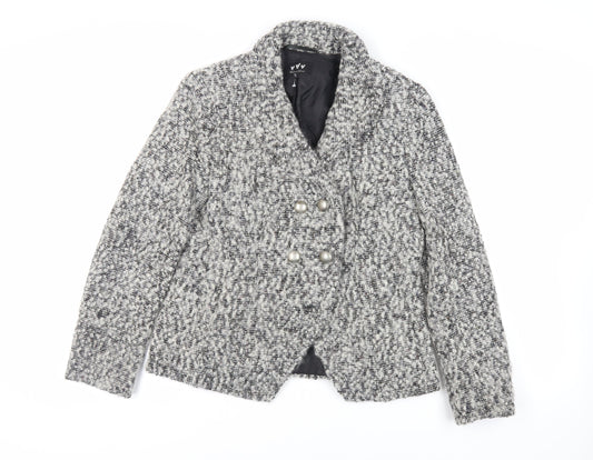 Womens UK Size 10 Per Una Grey Jacket