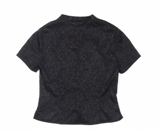 Womens UK Size 12 NEXT Black Basic Blouse