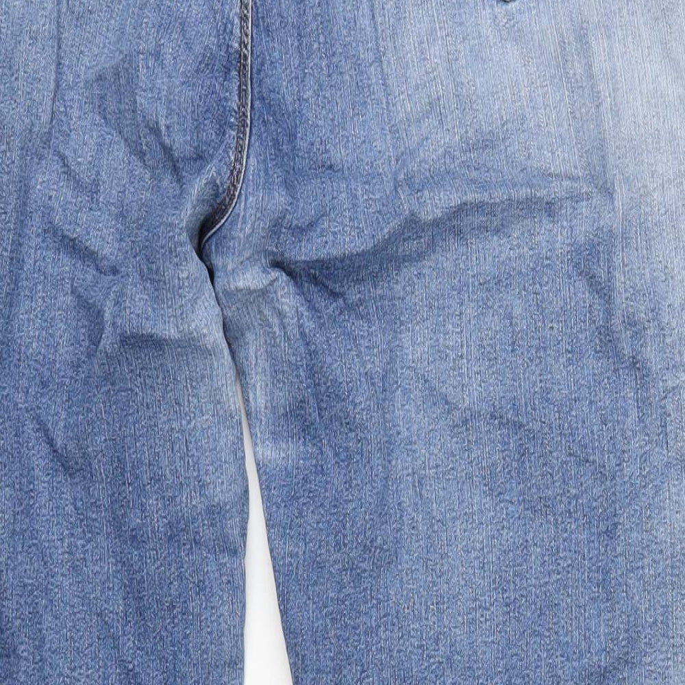 DENIM 365 Womens Blue Cotton Skinny Jeans Size 16 L27 in Regular Zip