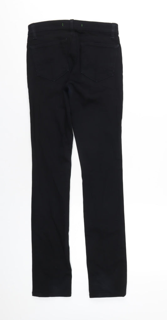 Womens UK Size 24 in J Brand Regular Fit Skinny Black Jeans