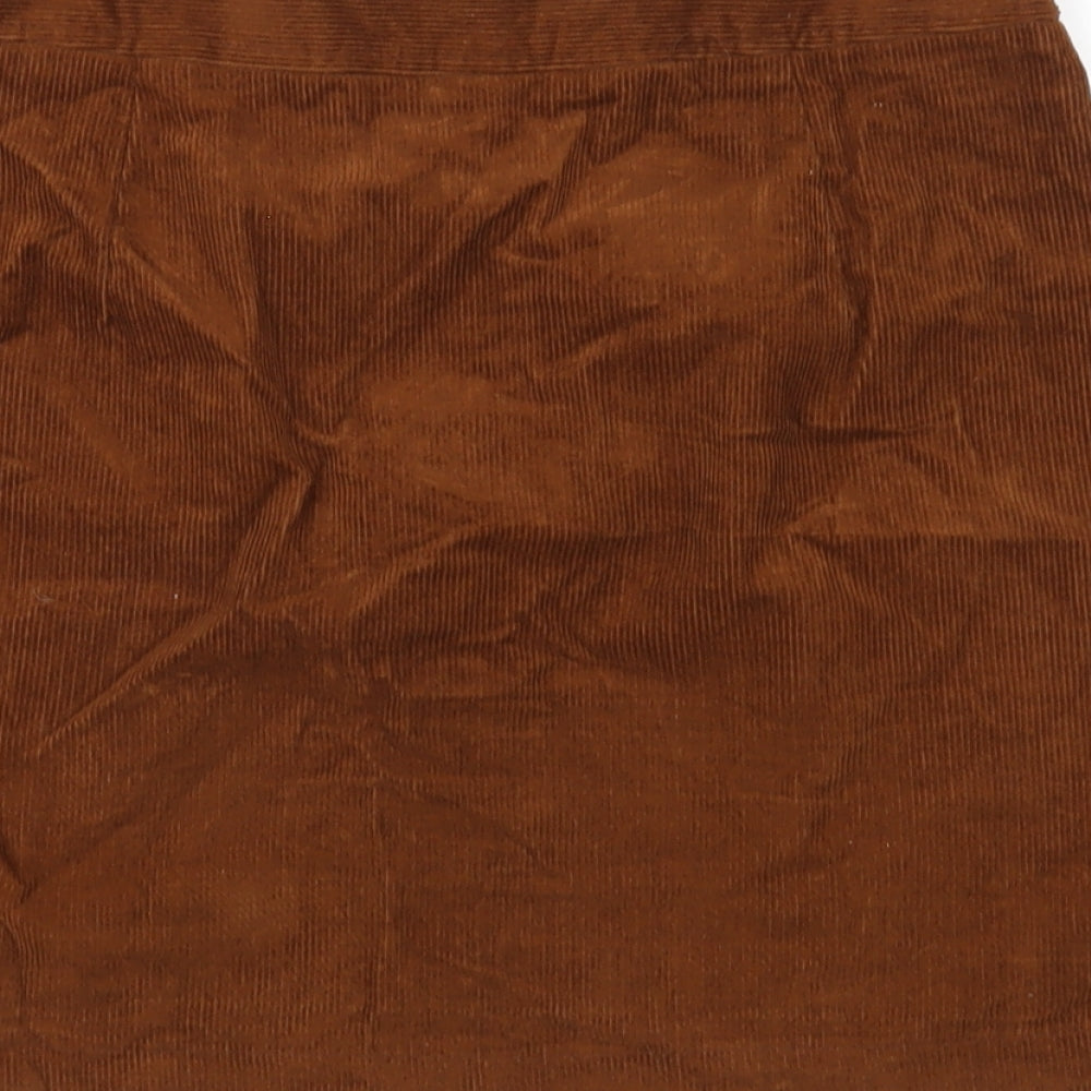 Womens UK Size 8 New Look A-Line Corduroy Skirt