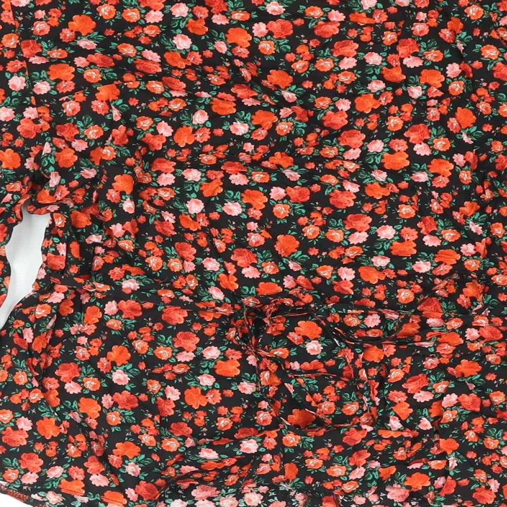 Womens UK Size 10 Dorothy Perkins Red Basic Blouse