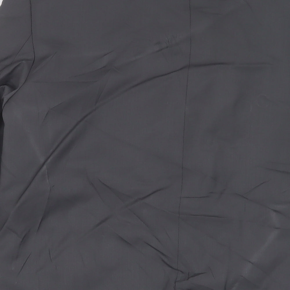 Zara Mens Grey Jacket Blazer Size S Button