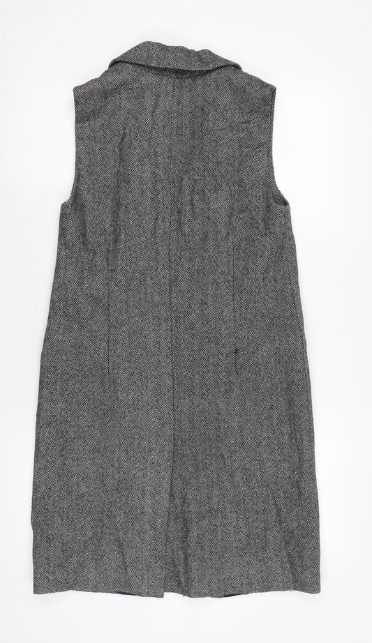 Womens UK Size 6 Warehouse Black Gilet