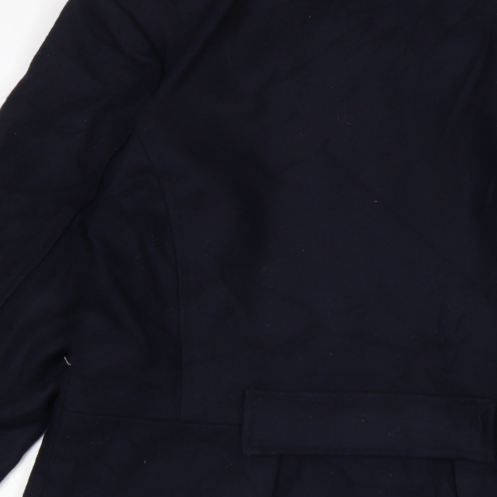 Womens UK Size 12 Evita Blue Overcoat