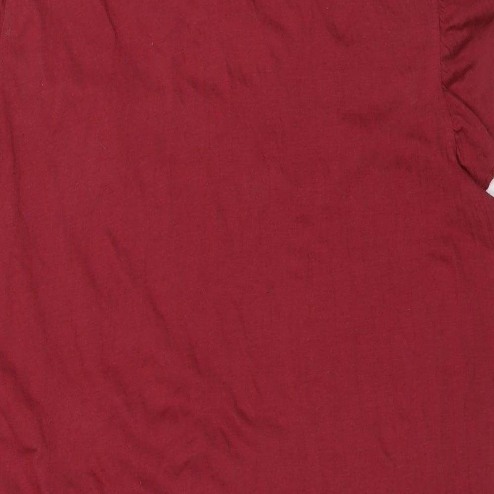 Womens UK Size 18 NEXT Red Basic T-Shirt