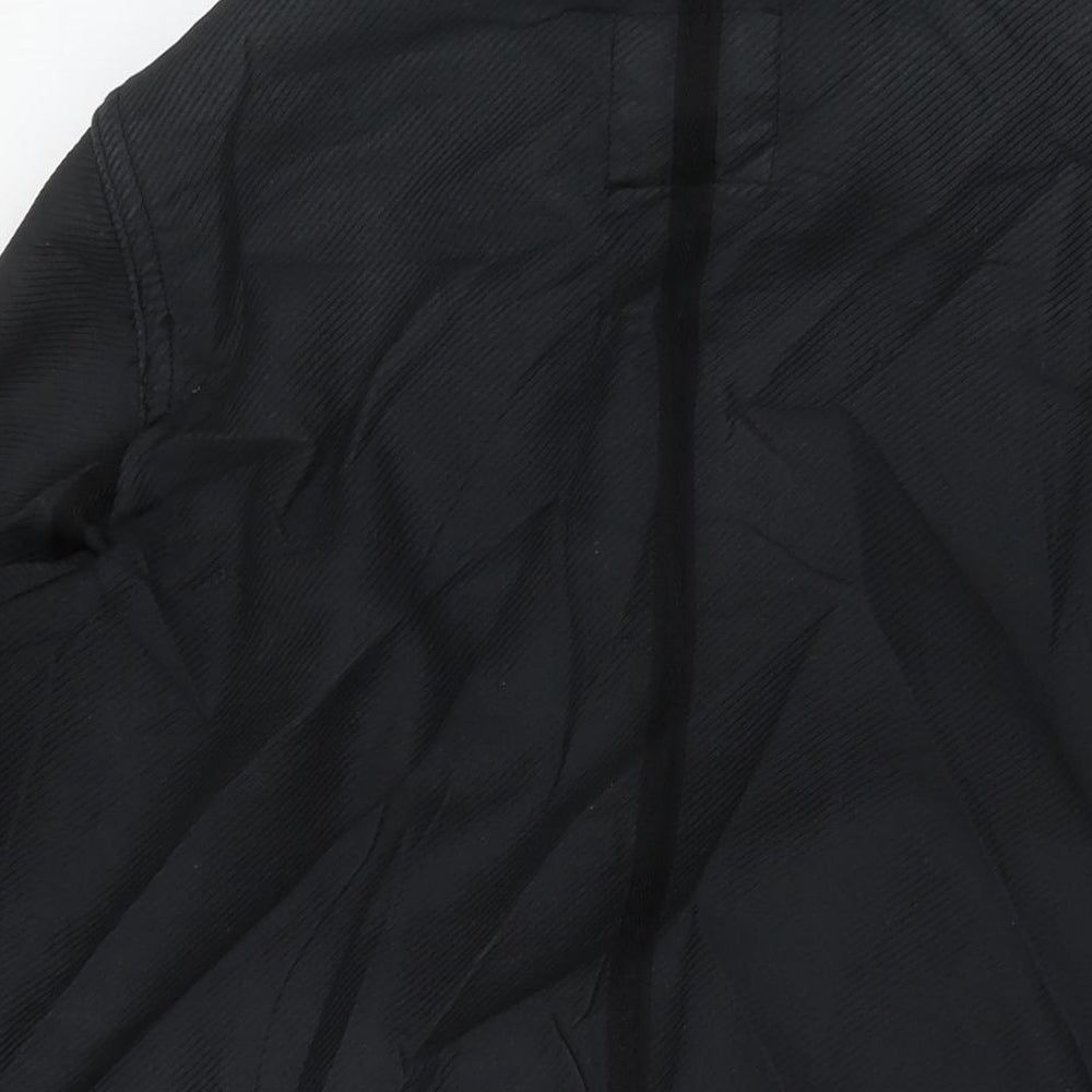 Womens UK Size M Gap Black Overcoat