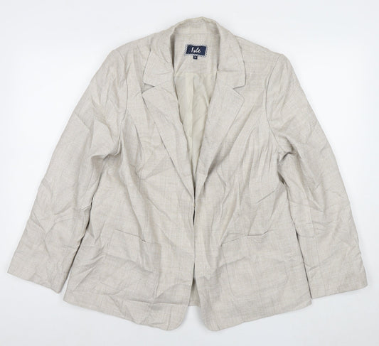 Womens UK Size 16 EWM Beige Jacket