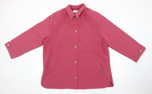 Womens UK Size 20 M&S Orange Jacket