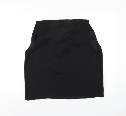 Womens UK Size 12 ASOS Black Basic Tank