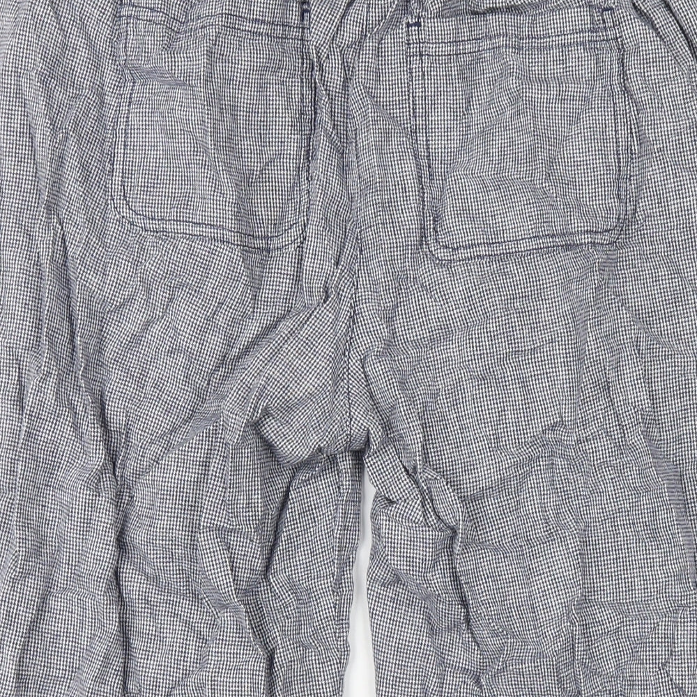 Womens UK Size 12 Maine Regular Fit Capri Blue Trousers